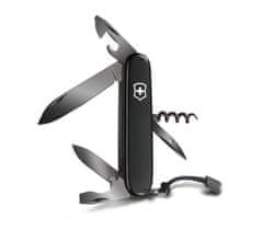 Victorinox 1.3603.31P Spartan Onyx Black multifunkčný nôž 91 mm, čierna, 13 funkcií