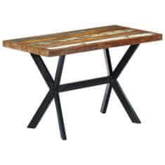 Vidaxl Jedálenský stôl 120x60x75 cm, recyklovaný masív