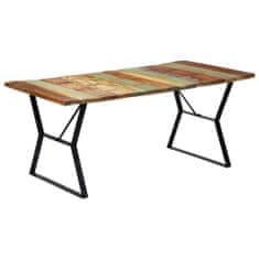 Vidaxl Jedálenský stôl 180x90x76 cm, recyklovaný masív