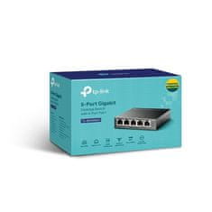 TP-LINK 5-Port Gigabit Desktop Switch with 4-Port PoE+, 4× Gigabit PoE+ Ports, 1× Gigabit Non-PoE Port, 802.3af/at, 40