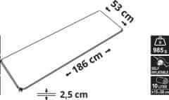 Cattara Karimatka samonafukovacia 186 x 53 x 2,5 cm modrá