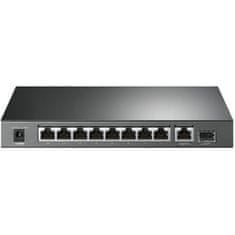 TP-LINK 10-Port Gigabit PoE+ Switch, 8 Gigabit PoE+ Ports, 1 Gigabit RJ45 Ports a 1 Gigabit SFP Slots, 802.3at/af, 63W