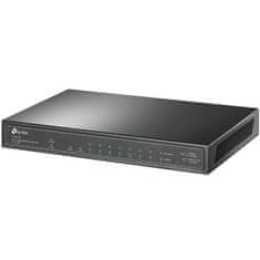 TP-LINK 10-Port Gigabit PoE+ Switch, 8 Gigabit PoE+ Ports, 1 Gigabit RJ45 Ports a 1 Gigabit SFP Slots, 802.3at/af, 63W