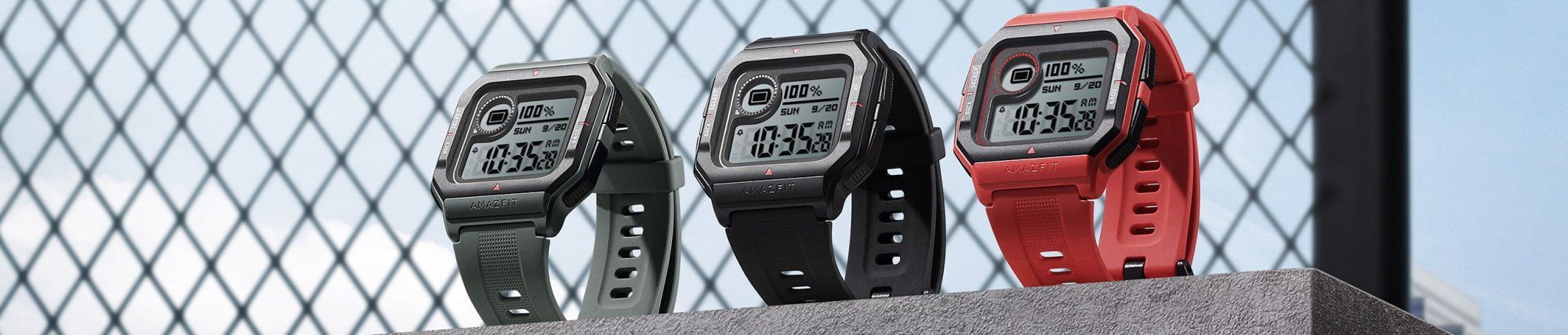 moderné chytré hodinky v retro štýle amazfit neo meranie tepu krokov spálených kalórií monitoring spánku a celkového zdravia a kondície výdrž 28 dní na nabitie vodeodolné do hĺbky 50 m príjemné na ruke upozornenia na správy a volania vždy zapnutý displej