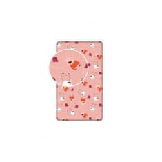 Jerry Fabrics JERRY FABRIC Detské napínacie prestieradlo / plachta PEPPA PIG 90/200cm