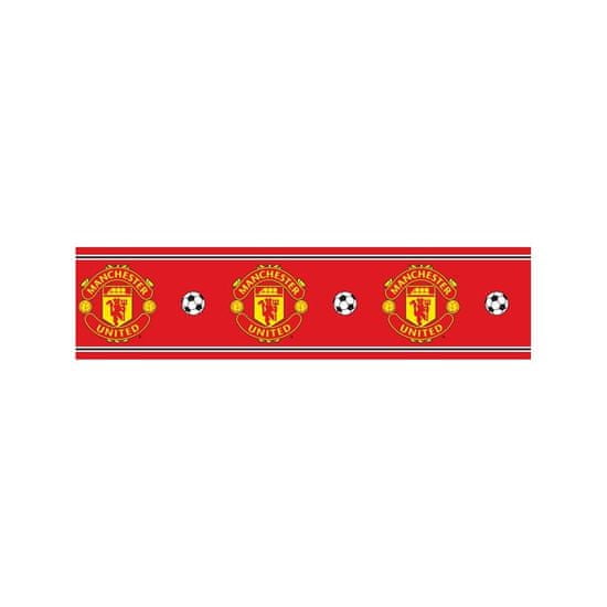 FOREVER COLLECTIBLES Samolepiaca bordúra MANCHESTER UTD 13cm x 5m