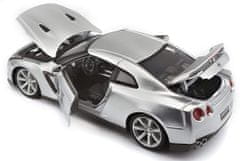 BBurago 1:18 2009 Nissan GT-R strieborná