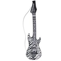 Nafukovacia gitara zebra - 105 cm