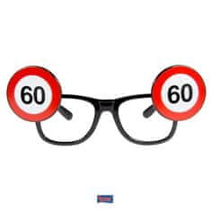 Párty okuliare narodeniny - dopravná značka - 60