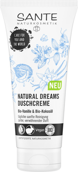 SANTE Naturkosmetik Sprchový krém NATURAL DREAMS - 200ml