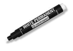 Značkovač 8586 Permanent biely valcový hrot 