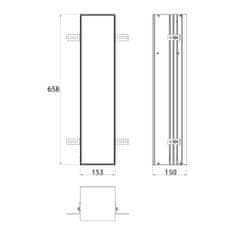 EMCO Emco Asis Plus- WC modul zapustený, pánty vpravo, 975611007