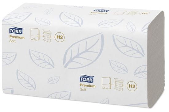 Tork 100288 Uteráky "Premium Interfolded", extra white, papierové, skladané, systém H2