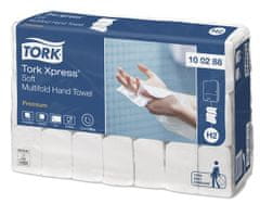 Tork 100288 Uteráky "Premium Interfolded", extra white, papierové, skladané, systém H2