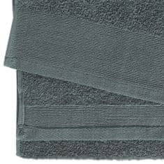 Vidaxl 5-dielna sada kúpeľňových uterákov zelená 100x150 cm bavlnená 450 g/m2