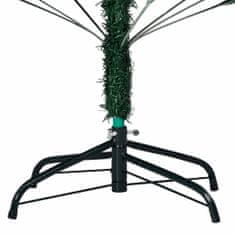 Vidaxl Umelý vianočný stromček s hustým ihličím, zelený 180 cm, PVC