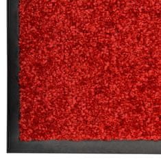 Vidaxl Rohožka, prateľná, červená 40x60 cm