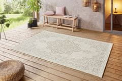 NORTHRUGS Kusový koberec Beach 103854 Cream / Beige – na von aj na doma 80x150