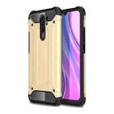 MG Hybrid Armor plastový kryt na Xiaomi Redmi 9, zlatý