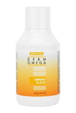 Diafarm Omega 3 + 6 na srsť pes a mačka dávkovač 250ml