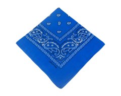 Šatka 53x53 bandana modrá