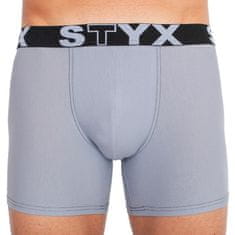 Styx Pánske boxerky long športová guma svetlo sivé (U1067) - veľkosť M