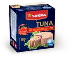SOKRA Tuniak v paradajkovej omáčke 80 g, 24ks