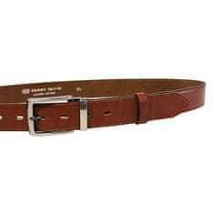 Penny Belts Pánsky kožený spoločenský opasok 35-020-2-43 brown (Dĺžka opasku 95 cm)