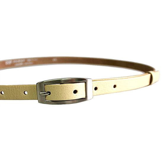 Penny Belts Dámsky kožený opasok 15-2-02 beige