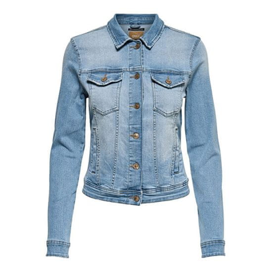 ONLY Dámska džínsová bunda ONLTIA LIFE Regular Fit 15177241 Light Blue Denim