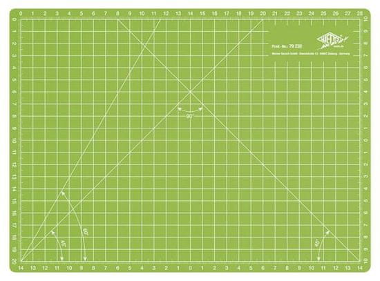 WEDO Rezacia podložka "Comfortline", zelená, A4