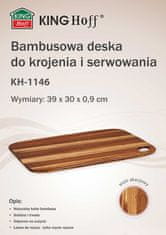 KINGHoff BAMBOO KUCHYNSKÁ DOSKA 39x30cm KH-1146