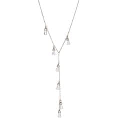 Preciosa Oceľový náhrdelník s kryštálmi Crystal Rain 7265 00