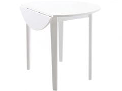 Danish Style Jedálenský stôl Treno, 92 cm, biela