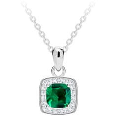 Preciosa Prekrásny strieborný náhrdelník Minas 5312 66 (retiazka, prívesok)