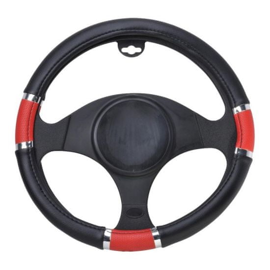 Automax Poťah na volant SPECIAL Black / Red veľ. M