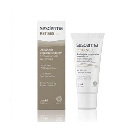 Sesderma Intenzívne obnovujúci krém s retinolom a vitamínom C Retises (Antiwrinkle Regenerative Cream Forte)