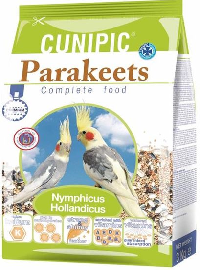 Cunipic parakeets - Korela 3 kg