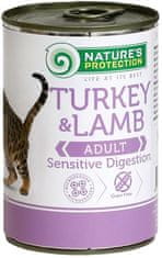 Nature's Protection Nature 'Protection Cat konz.Sensitive morka / jahňa 400 g