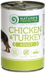 Nature's Protection Nature 'Protection Dog konz.Adult kura / morka 400 g