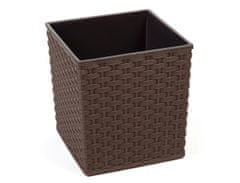 Lamela Obal na kvetináč JUKA RATTAN plastový 40x40x41cm