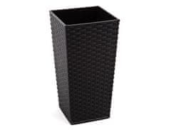 eoshop Obal na črepník FINEZIA RATTAN plastový 25x25x47cm