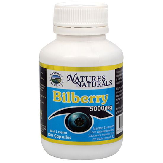 Australian Remedy Bilberry 5000 mg 100 kapsúl