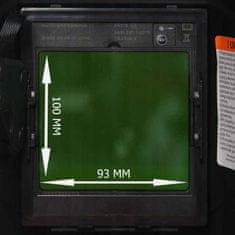 MAR-POL Kukla zváračska samostmievacia F2, priezor 100 x 93 mm, 4 senzory, profesionálna