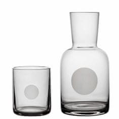 Decor By Glassor Karafa s pohárom s bodkami