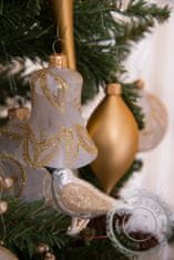 Decor By Glassor Vianočná oliva zlatá mat