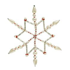 Decor By Glassor Vianočná hviezda koráliky