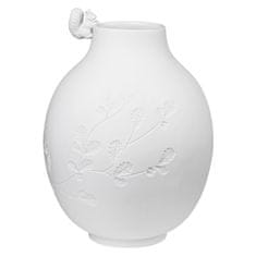 Decor By Glassor Porcelánová váza s veveričkou