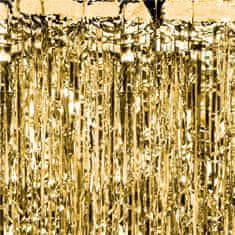 Decor By Glassor Párty záves metalický zlatý