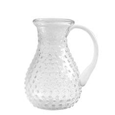 Decor By Glassor Sklenená váza džbán